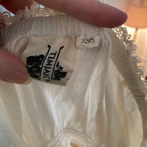 Timjan Design pirate/prairiecore linen top. Size S/XS - Picture 6 of 10